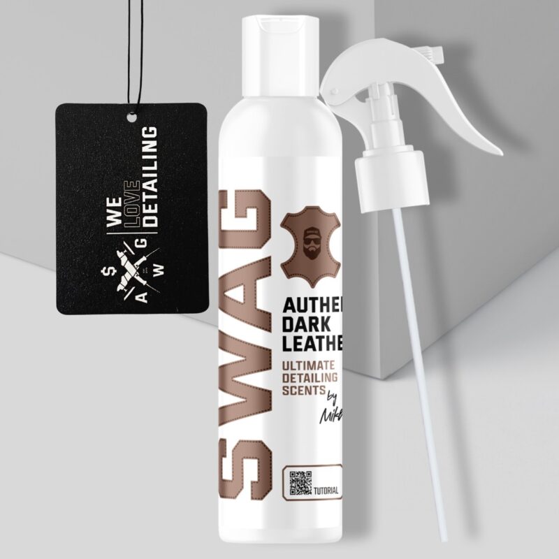 Swag - AUTHENTIC DARK LEATHER - Vôňa do auta 150ml + prívesok