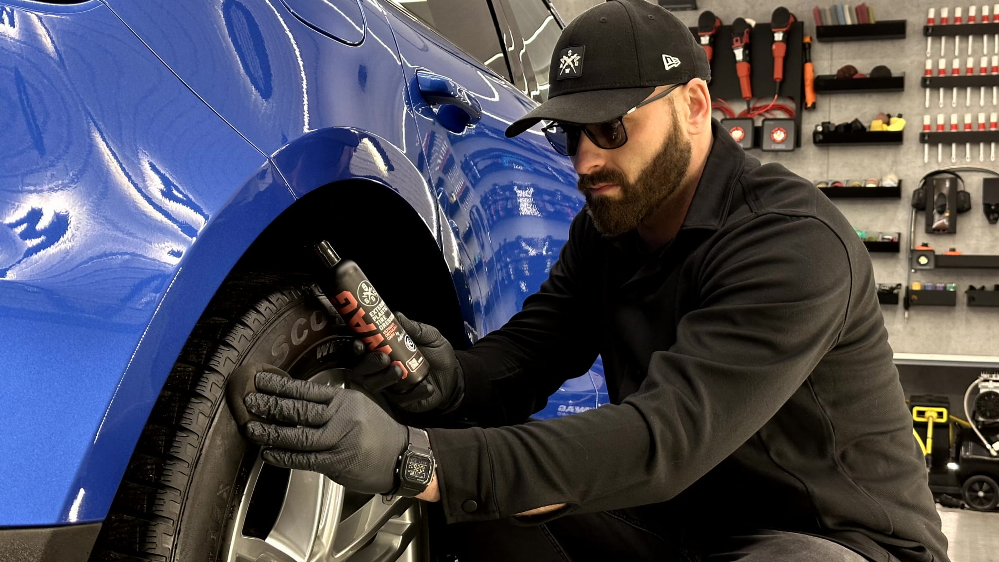 Swag EXTERIOR PLASTIC TIRE DRESSING Gel+ Gélová ochrana na plast a pneumatiky s odpudivosťou vody a saténovým efektom - ( 500ml )