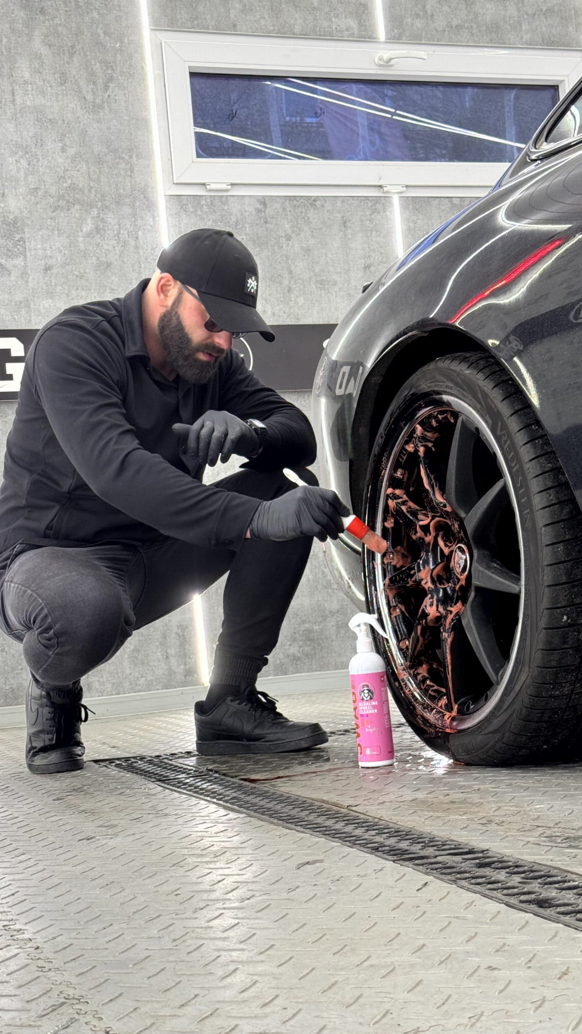 Swag LADY ALKALINE WHEEL CLEANER PINK - Čistič diskov, alkalický pH gél - ( 500ml )