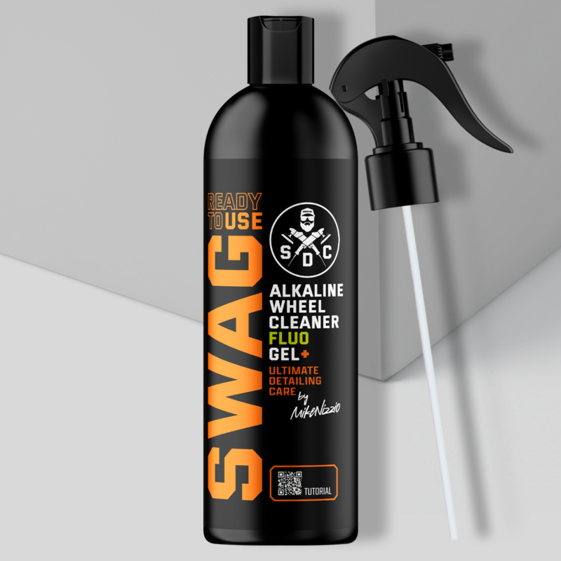 Swag ALKALINE WHEEL CLEANER FLUO GEL+ RTU - Gelový účinný čistič ALU kolies s pH - ( 500ml )