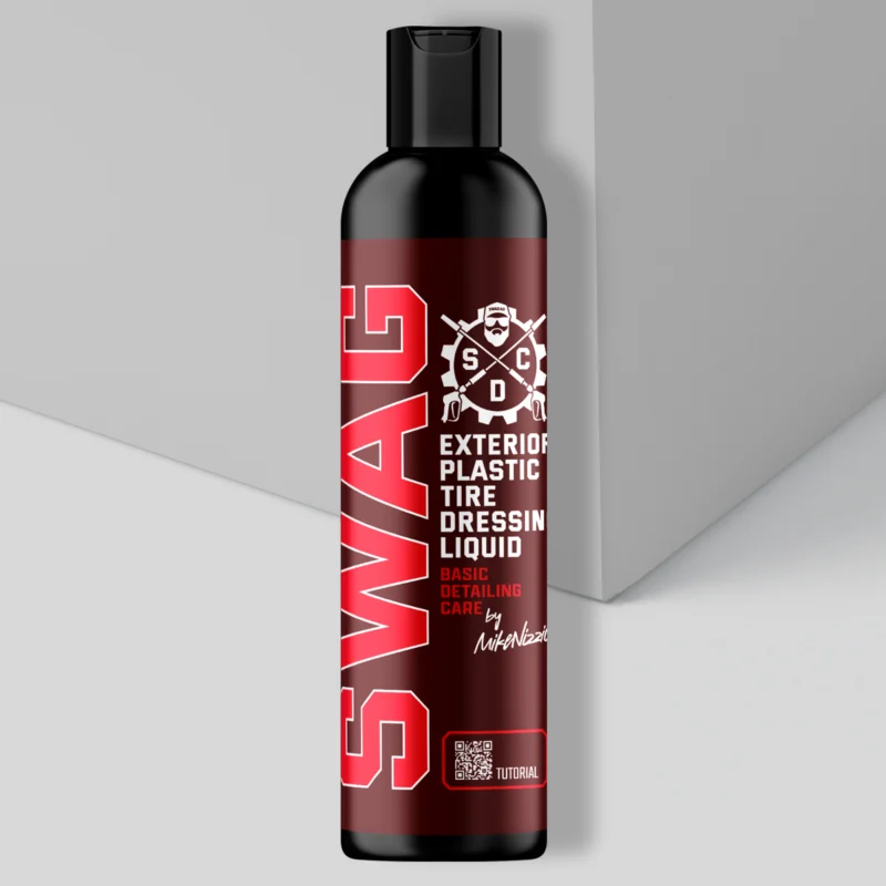 Swag BASIC EXTERIOR PLASTIC TIRE DRESSING LIQUID - Vodoodpudivá impregnácia na plasty a pneumatiky - ( 250ml )
