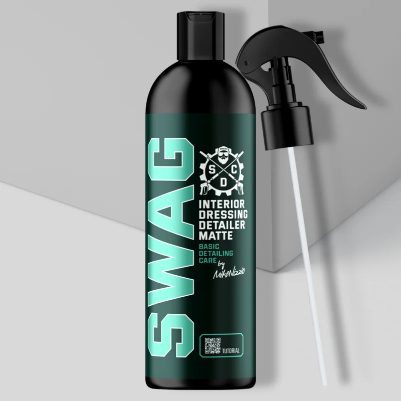 Swag BASIC INTERIOR DRESSING DETAILER MATTE - Interiérový vodoodpudivý prípravok na čistenie a ochranu plastov a gúm, matný - ( 500ml )