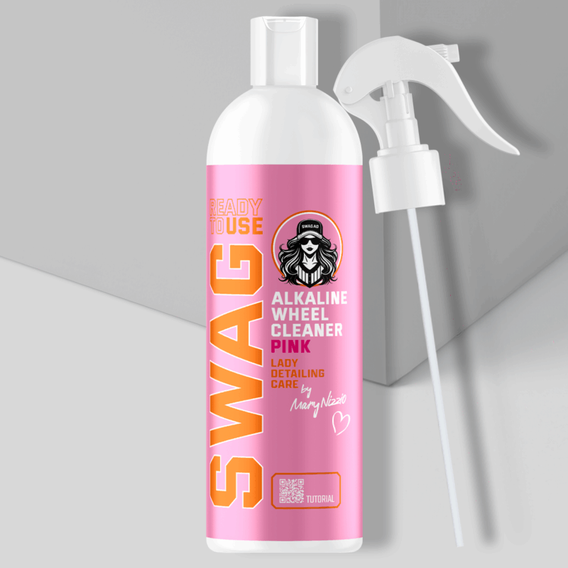 Swag LADY ALKALINE WHEEL CLEANER PINK - Čistič diskov, alkalický pH gél - ( 500ml )